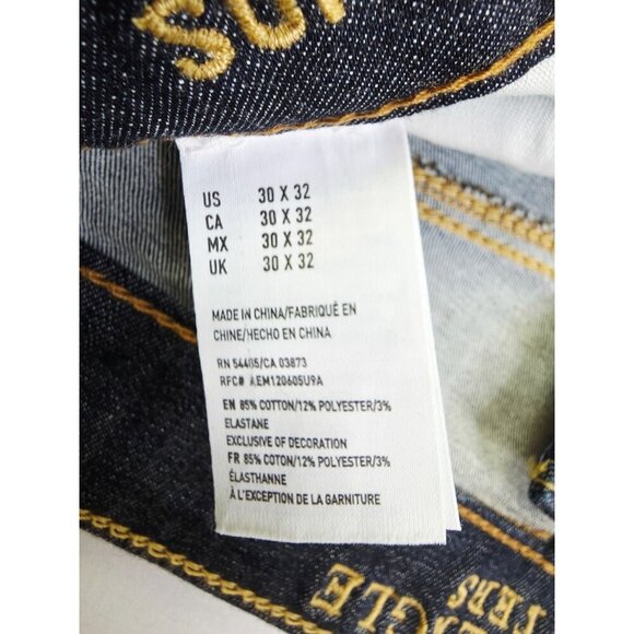 American Eagle Outfitters Size 30X32 Mens Super Skinny Extreme Flex Blue Jeans - Picture 5 of 12